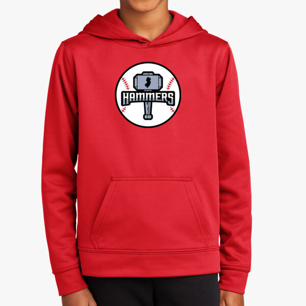 Youth Performance Fleece Pullover Hooded Sweatshirt Thumbnail