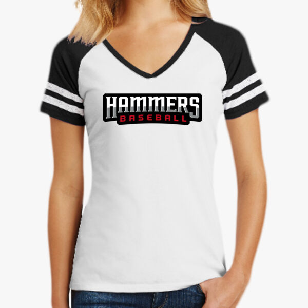 Women's Game V Neck Tee Thumbnail