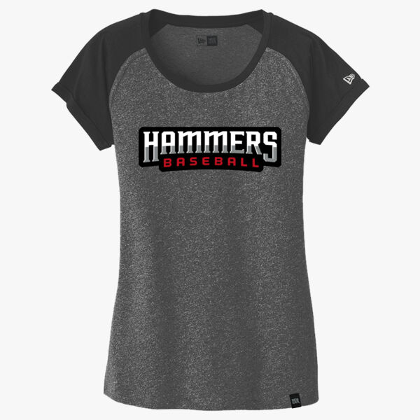 Ladies Heritage Blend Varsity Tee Thumbnail