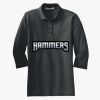 Women's Silk Touch 3/4 Sleeve Polo Thumbnail